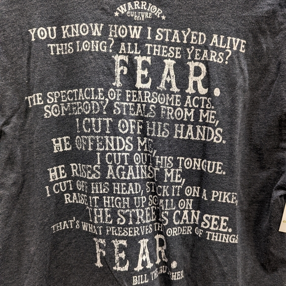 5/$30 Warrior Culture Gear Gangs of New York The Butcher - Picture 3 of 3